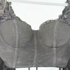 Super cute going out Black Fashion Nova top.